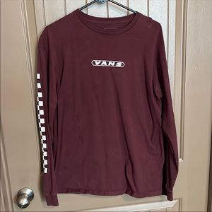 Vans long sleeve Tee. Size Large